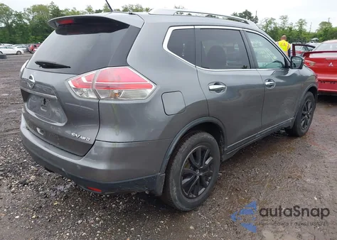 2015 Nissan Rogue Sv из США, поврежденный, VIN 5N1AT2MV9FC916966